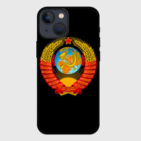 Чехол для iPhone 13 mini с принтом СССР ,  |  | russia | star | звезда | земля | коммунизм | молот | патриот | патриотизм | планета | россия | серп | солнце | союз | ссср