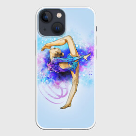 Чехол для iPhone 13 mini с принтом Художественная гимнастика ,  |  | gymnastics | rhythmic gymnastics | гимнастика | спорт | художественная гимнастика