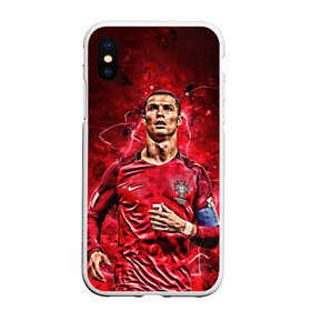 Чехол для iPhone XS Max матовый с принтом Cristiano Ronaldo (Portugal) , Силикон | Область печати: задняя сторона чехла, без боковых панелей | Тематика изображения на принте: 7 | cr | cr7 | cristiano | fc | fifa | footbal | juventus | madrid | portugal | real | ronaldo | soccer | криштиану | лига | мяч | мячик | поле | португалия | роналду | спорт | форма | футбол | футболист | футбольная | футбольный | чемпион |