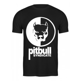 Мужская футболка с принтом Pitbull syndicate ,  |  | Тематика изображения на принте: 
