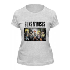 Женская футболка с принтом Guns N Roses ,  |  | 