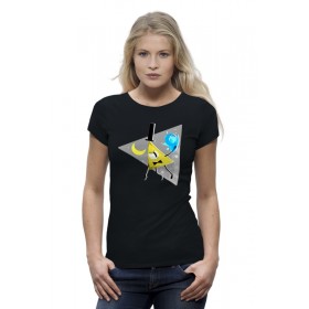Женская футболка Premium с принтом Билл Шифр (Гравити Фолз) ,  |  | 