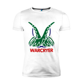 Мужская футболка премиум с принтом Orc Mage - Warcryer , 92% хлопок, 8% лайкра | приталенный силуэт, круглый вырез ворота, длина до линии бедра, короткий рукав | lineage | warcryer
