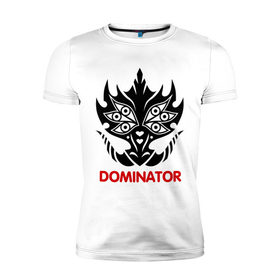Мужская футболка премиум с принтом Orc Mage - Dominator , 92% хлопок, 8% лайкра | приталенный силуэт, круглый вырез ворота, длина до линии бедра, короткий рукав | Тематика изображения на принте: dominator | lineage | orc mage