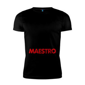 Мужская футболка премиум с принтом Dwarf Fighter - Maestro , 92% хлопок, 8% лайкра | приталенный силуэт, круглый вырез ворота, длина до линии бедра, короткий рукав | line age | lineage | линейка | маэстро