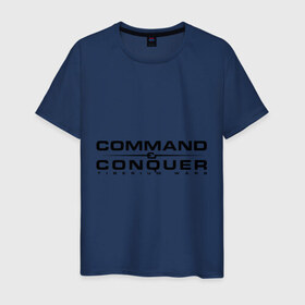 Мужская футболка хлопок с принтом Сommand&Сonquer , 100% хлопок | прямой крой, круглый вырез горловины, длина до линии бедер, слегка спущенное плечо. | компьютерные