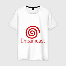 Мужская футболка хлопок с принтом Dreamcast , 100% хлопок | прямой крой, круглый вырез горловины, длина до линии бедер, слегка спущенное плечо. | Тематика изображения на принте: dreamcast | sega | видеоигры | приставки | сега