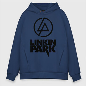 Мужское худи Oversize хлопок с принтом Linkin Park , френч-терри — 70% хлопок, 30% полиэстер. Мягкий теплый начес внутри —100% хлопок | боковые карманы, эластичные манжеты и нижняя кромка, капюшон на магнитной кнопке | linkin | linkin park | park | линкин парк