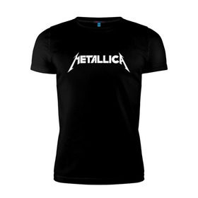 Мужская футболка премиум с принтом Metallica (5) , 92% хлопок, 8% лайкра | приталенный силуэт, круглый вырез ворота, длина до линии бедра, короткий рукав | rock