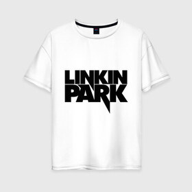 Женская футболка хлопок Oversize с принтом Linkin Park (3) , 100% хлопок | свободный крой, круглый ворот, спущенный рукав, длина до линии бедер
 | heavy metal | linkin | metal | park | rock | trash metal | квартет | линкин парк | метал | рок | рок группа | рок группы | трэш метал | хеви метал