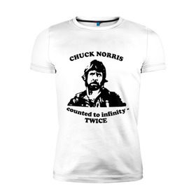 Мужская футболка премиум с принтом Чак Норрис (2) , 92% хлопок, 8% лайкра | приталенный силуэт, круглый вырез ворота, длина до линии бедра, короткий рукав | chuck norris | чак норрис