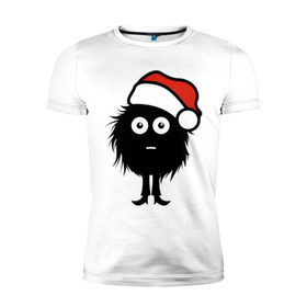 Мужская футболка премиум с принтом Рождественнский лохмач , 92% хлопок, 8% лайкра | приталенный силуэт, круглый вырез ворота, длина до линии бедра, короткий рукав | 2012 | new year | нг | новый 2012 | новый год | рождественский | рождество
