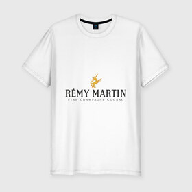 Мужская футболка премиум с принтом Remy Martin , 92% хлопок, 8% лайкра | приталенный силуэт, круглый вырез ворота, длина до линии бедра, короткий рукав | 