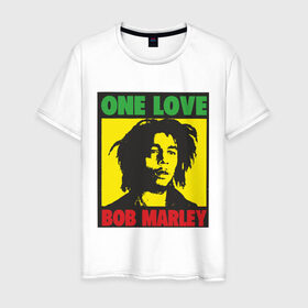 Мужская футболка хлопок с принтом Marley , 100% хлопок | прямой крой, круглый вырез горловины, длина до линии бедер, слегка спущенное плечо. | bob marley | боб марли | регги | ямайка
