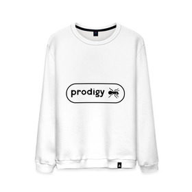 Мужской свитшот хлопок с принтом Prodigy лого с муравьем , 100% хлопок |  | prodigy | логотип | продиджи | электронная музыка