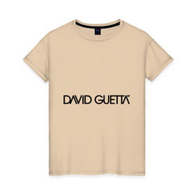 Женская футболка хлопок с принтом David Guetta , 100% хлопок | прямой крой, круглый вырез горловины, длина до линии бедер, слегка спущенное плечо | Тематика изображения на принте: david guetta | dj | диджей | дэвид гетта