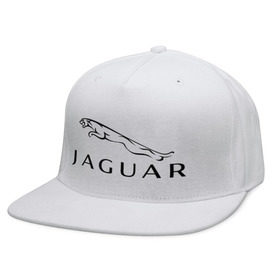 Кепка снепбек с прямым козырьком с принтом Jaguar , хлопок 100% |  | jaguar | авто | автобренды | автомобили | машины | тачки | ягуар
