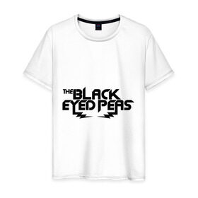 Мужская футболка хлопок с принтом Black Eyed Peas , 100% хлопок | прямой крой, круглый вырез горловины, длина до линии бедер, слегка спущенное плечо. | black eyed peasпесня | music | pop | rnb | исполнитель | музыка | поп