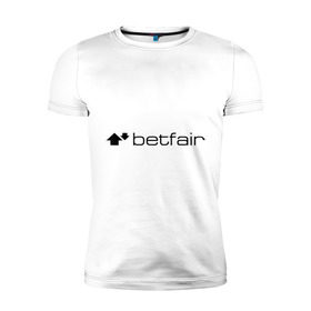 Мужская футболка премиум с принтом Betfair , 92% хлопок, 8% лайкра | приталенный силуэт, круглый вырез ворота, длина до линии бедра, короткий рукав | betfair | бетфаер | бетфайр | буки | букмейкеры | букмекерская контора | букмекеры | бэтфайр | ставки
