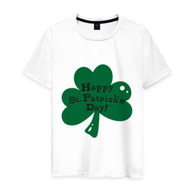 Мужская футболка хлопок с принтом День Св. Патрика , 100% хлопок | прямой крой, круглый вырез горловины, длина до линии бедер, слегка спущенное плечо. | saint patricks day | день святого патрика | ирландские