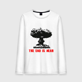 Мужской лонгслив хлопок с принтом 2012 - Конец близок , 100% хлопок |  | атомная бомба | бомба | взрыв | катастрофа | конец близок | ядерный взрыв
