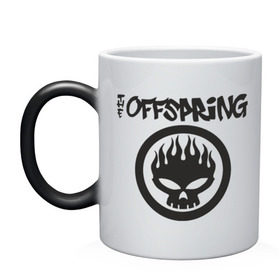 Кружка хамелеон с принтом The Offspring classic logo , керамика | меняет цвет при нагревании, емкость 330 мл | Тематика изображения на принте: группы | музыка | музыкальные группы | панк | рок | рок музыка