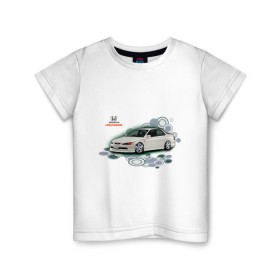 Детская футболка хлопок с принтом Honda ACCORD , 100% хлопок | круглый вырез горловины, полуприлегающий силуэт, длина до линии бедер | honda | honda accord | tourer | хонда аккорд | японские автомобили