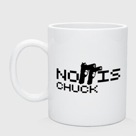 Кружка с принтом Chuck Norris , керамика | объем — 330 мл, диаметр — 80 мм. Принт наносится на бока кружки, можно сделать два разных изображения | Тематика изображения на принте: 