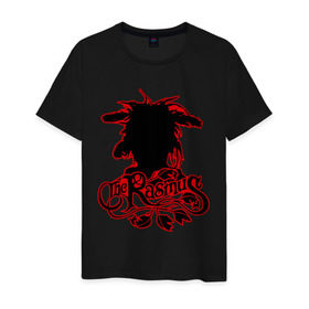 Мужская футболка хлопок с принтом The Rasmus (2) , 100% хлопок | прямой крой, круглый вырез горловины, длина до линии бедер, слегка спущенное плечо. | heavy metal | metal | rock | trash metal | метал | металл | рок | рок группа | рок группы | трэш метал | хеви метал