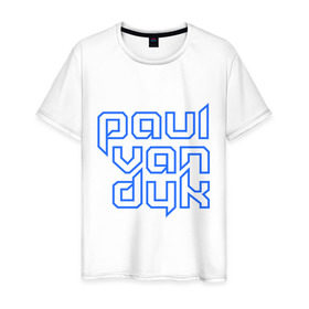 Мужская футболка хлопок с принтом Paul Van Dyk контур , 100% хлопок | прямой крой, круглый вырез горловины, длина до линии бедер, слегка спущенное плечо. | club | evolution | paul van dyk | trance | клубная музыка | пол ван дюк | транс