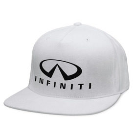 Кепка снепбек с прямым козырьком с принтом Infiniti logo , хлопок 100% |  | infiniti автомобиль | автомобиль инфинити | инфинити | логотип infiniti | логотип инфинити