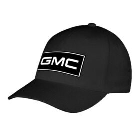 Бейсболка с принтом GMC logo , 100% хлопок | классический козырек, металлическая застежка-регулятор размера | gmc | дженерал моторс | логотип | машина