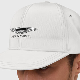 Кепка снепбек с прямым козырьком с принтом Logo Aston Martin , хлопок 100% |  | aston martin | автобренды | автолюбителям | астин мартин | астон мартин | бренд | для автовладельцев | для автолюбителей | логотип