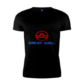 Мужская футболка премиум с принтом Great Wall , 92% хлопок, 8% лайкра | приталенный силуэт, круглый вырез ворота, длина до линии бедра, короткий рукав | Тематика изображения на принте: 
