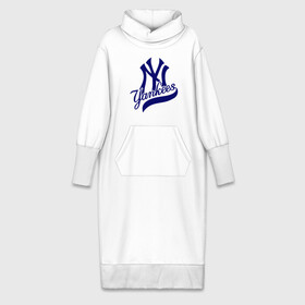 Платье удлиненное хлопок с принтом NY   Yankees ,  |  | new york yankees | swag | нью йорк янкис | сваг | свэг