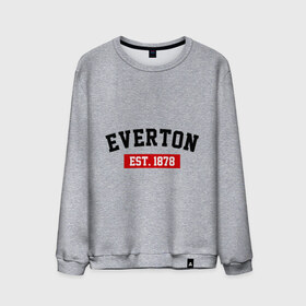 Мужской свитшот хлопок с принтом FC Everton Est. 1878 , 100% хлопок |  | everton | fc everton | фк эвертон | эвертон