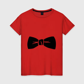 Женская футболка хлопок с принтом Галстук бабочка (PSY) , 100% хлопок | прямой крой, круглый вырез горловины, длина до линии бедер, слегка спущенное плечо | gangnam style | гангнам стайл | костюм | одежда