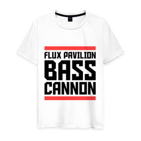 Мужская футболка хлопок с принтом Bass Cannon , 100% хлопок | прямой крой, круглый вырез горловины, длина до линии бедер, слегка спущенное плечо. | dub step | dubstep | flux pavilion | даб степ | дабстеп | музыка