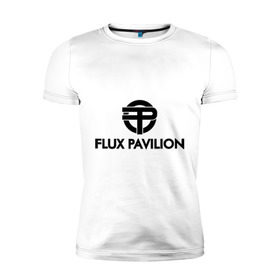 Мужская футболка премиум с принтом Flux Pavilion , 92% хлопок, 8% лайкра | приталенный силуэт, круглый вырез ворота, длина до линии бедра, короткий рукав | deejay | dub step | dubstep | дабстеп | диджей | музыка