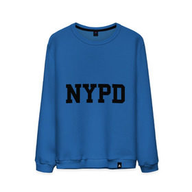 Мужской свитшот хлопок с принтом NYPD , 100% хлопок |  | new york | силовые структуры