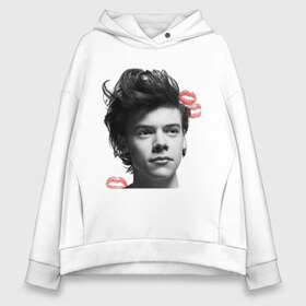 Женское худи Oversize хлопок с принтом Harry Styles , френч-терри — 70% хлопок, 30% полиэстер. Мягкий теплый начес внутри —100% хлопок | боковые карманы, эластичные манжеты и нижняя кромка, капюшон на магнитной кнопке | 1d | keep calm | music | one direction | гарри стайлс