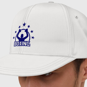 Кепка снепбек с прямым козырьком с принтом Boxing (Бокс) , хлопок 100% |  | 