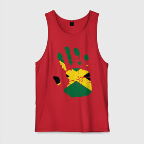 Мужская майка хлопок с принтом Рука Ямайки , 100% хлопок |  | рука | рука ямайки | туристические | ямайки
флаг