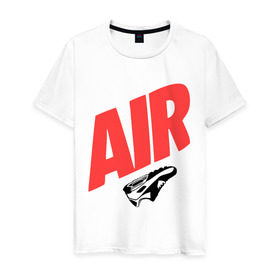 Мужская футболка хлопок с принтом Air Кроссовки Swag Hip Hop , 100% хлопок | прямой крой, круглый вырез горловины, длина до линии бедер, слегка спущенное плечо. | air кроссовки | hip hop | swag