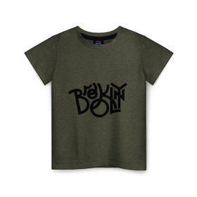 Детская футболка хлопок с принтом Brooklyn Бруклин Америка Swag , 100% хлопок | круглый вырез горловины, полуприлегающий силуэт, длина до линии бедер | бруклин