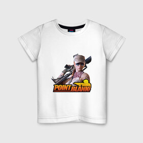 Детская футболка хлопок с принтом Point Blank , 100% хлопок | круглый вырез горловины, полуприлегающий силуэт, длина до линии бедер | point blank | поинт блэнк