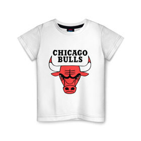 Детская футболка хлопок с принтом Chicago Bulls , 100% хлопок | круглый вырез горловины, полуприлегающий силуэт, длина до линии бедер | chicago bulls | newtop | swag | swag style | toplanding | одежда сваг | сваг | сваг стиль | свег | свог | свэг | чикаго булз