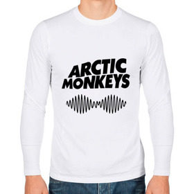 Мужской лонгслив хлопок с принтом Arctic monkeys wave , 100% хлопок |  | arctic monkeys