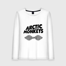 Женский лонгслив хлопок с принтом Arctic monkeys wave , 100% хлопок |  | arctic monkeys