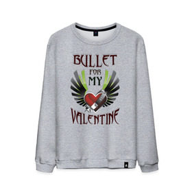 Мужской свитшот хлопок с принтом Bullet for my Valentine , 100% хлопок |  | bullet | for | metal | music | my | valentine